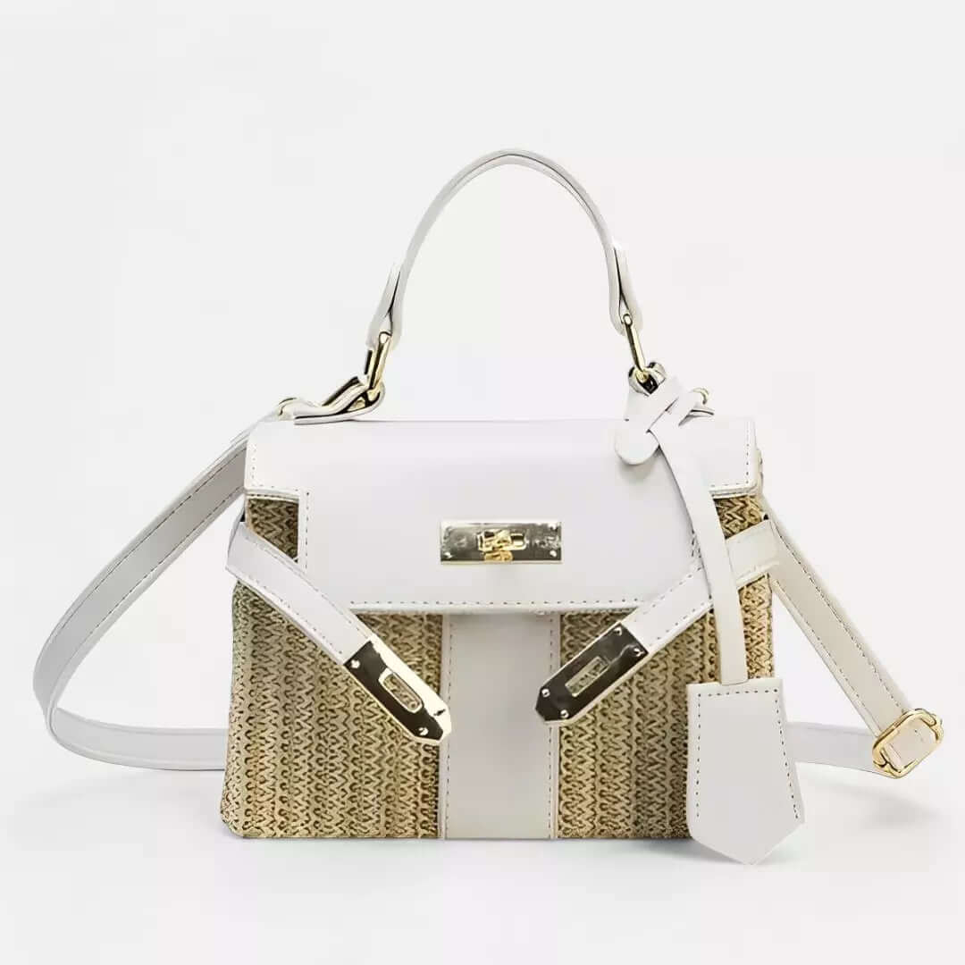 Bolsa De Ombro Caixa Palha