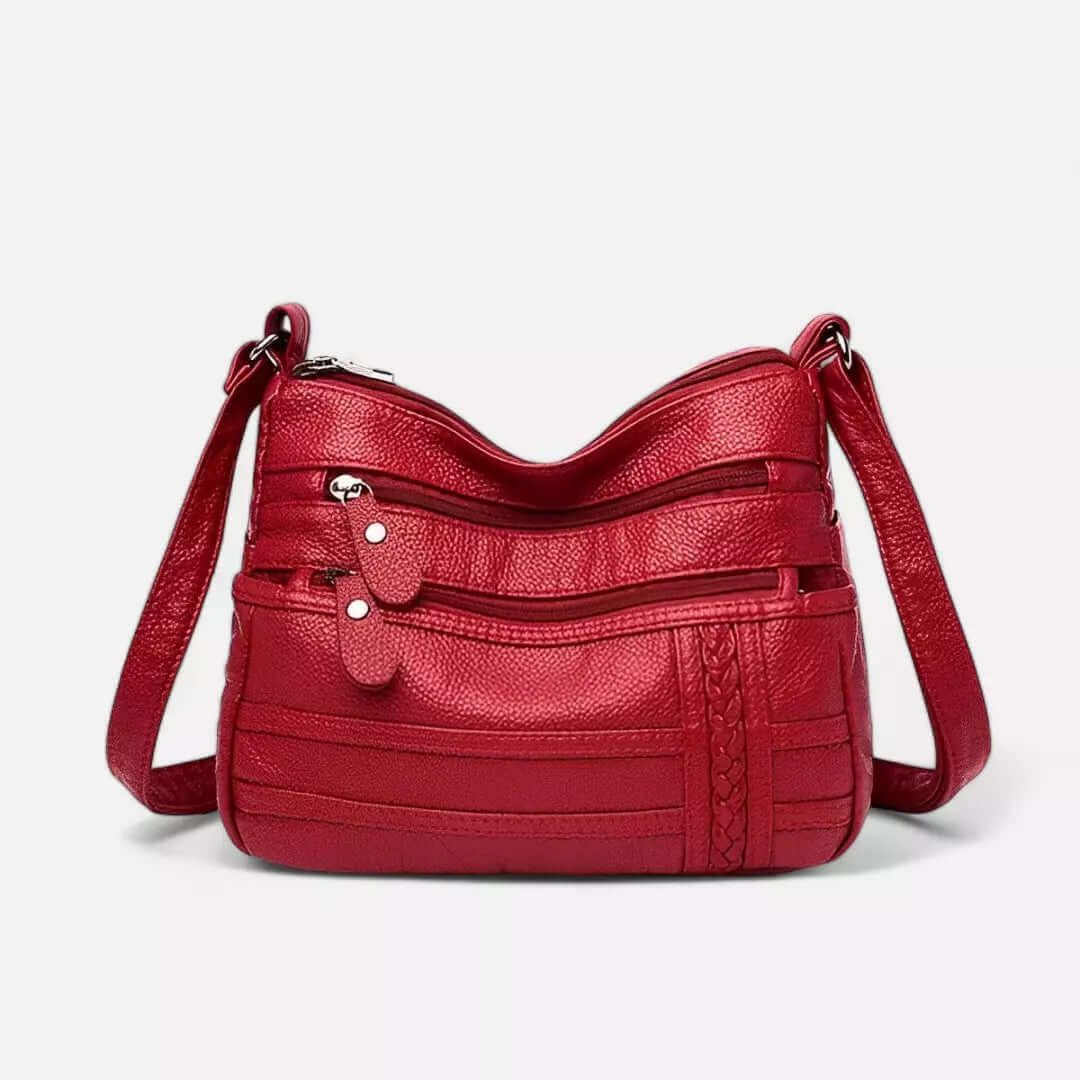 Bolsa De Ombro Em Couro Legítimo Bia