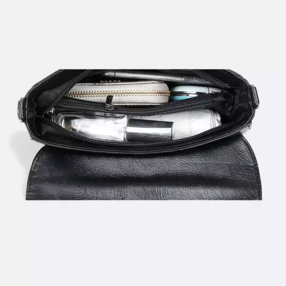 Bolsa De Ombro Em Couro Legítimo Hemely