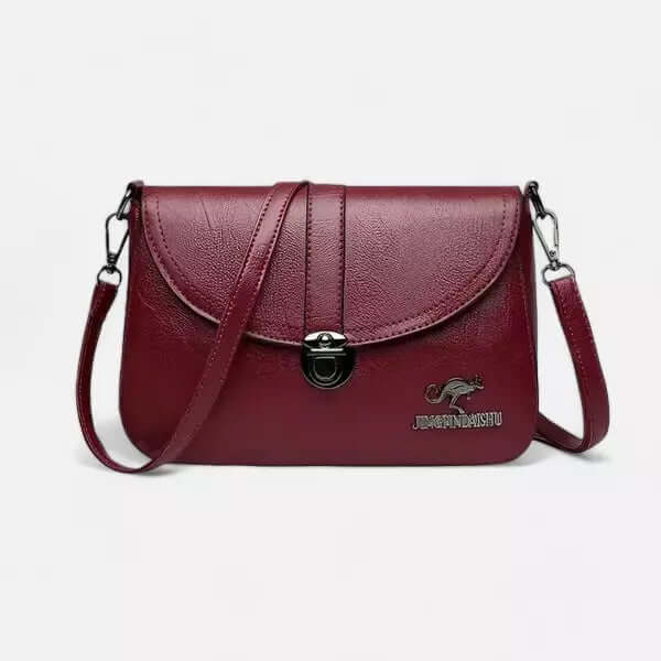 Bolsa De Ombro Em Couro Legítimo Hemely