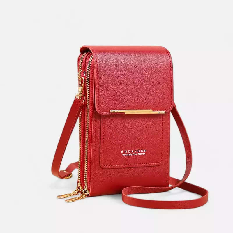 Bolsa Em Couro PU e Touch Stephan