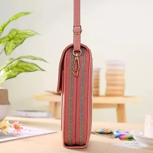 Bolsa Em Couro PU e Touch Stephan