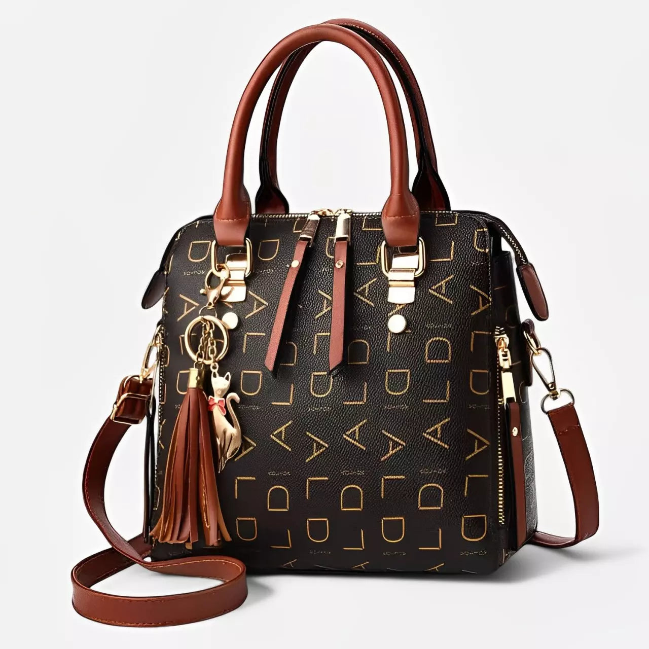 Bolsa Tiracolo Em Couro Legítimo Lady