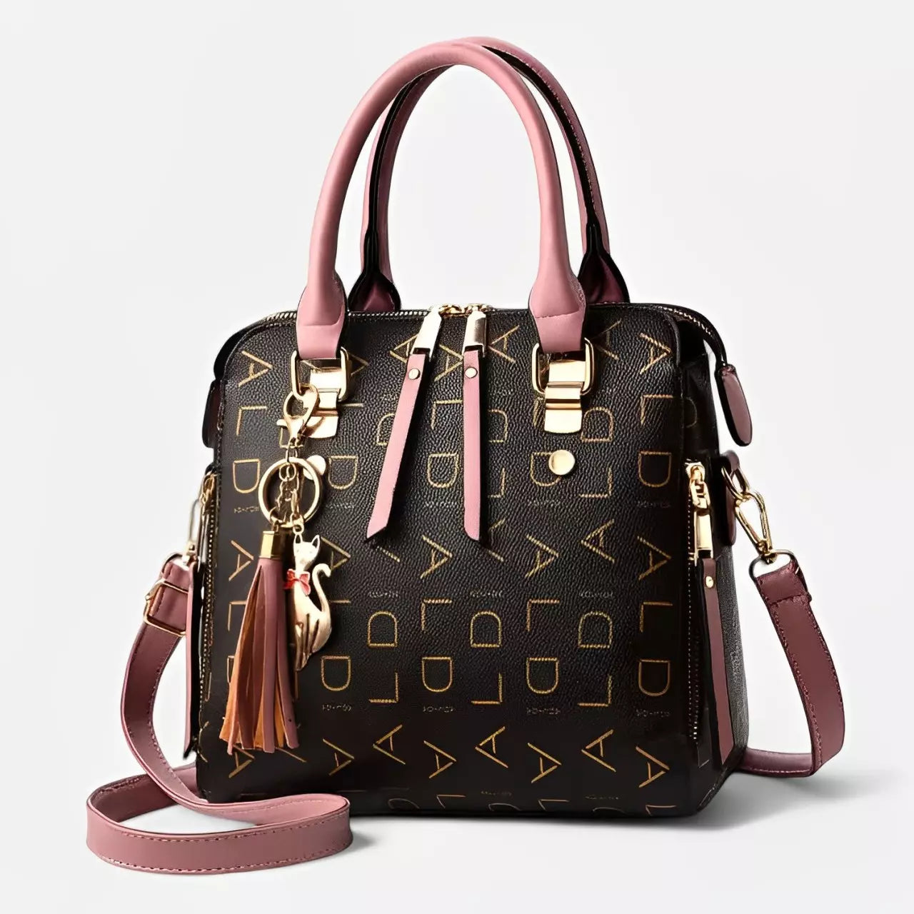Bolsa Tiracolo Em Couro Legítimo Lady