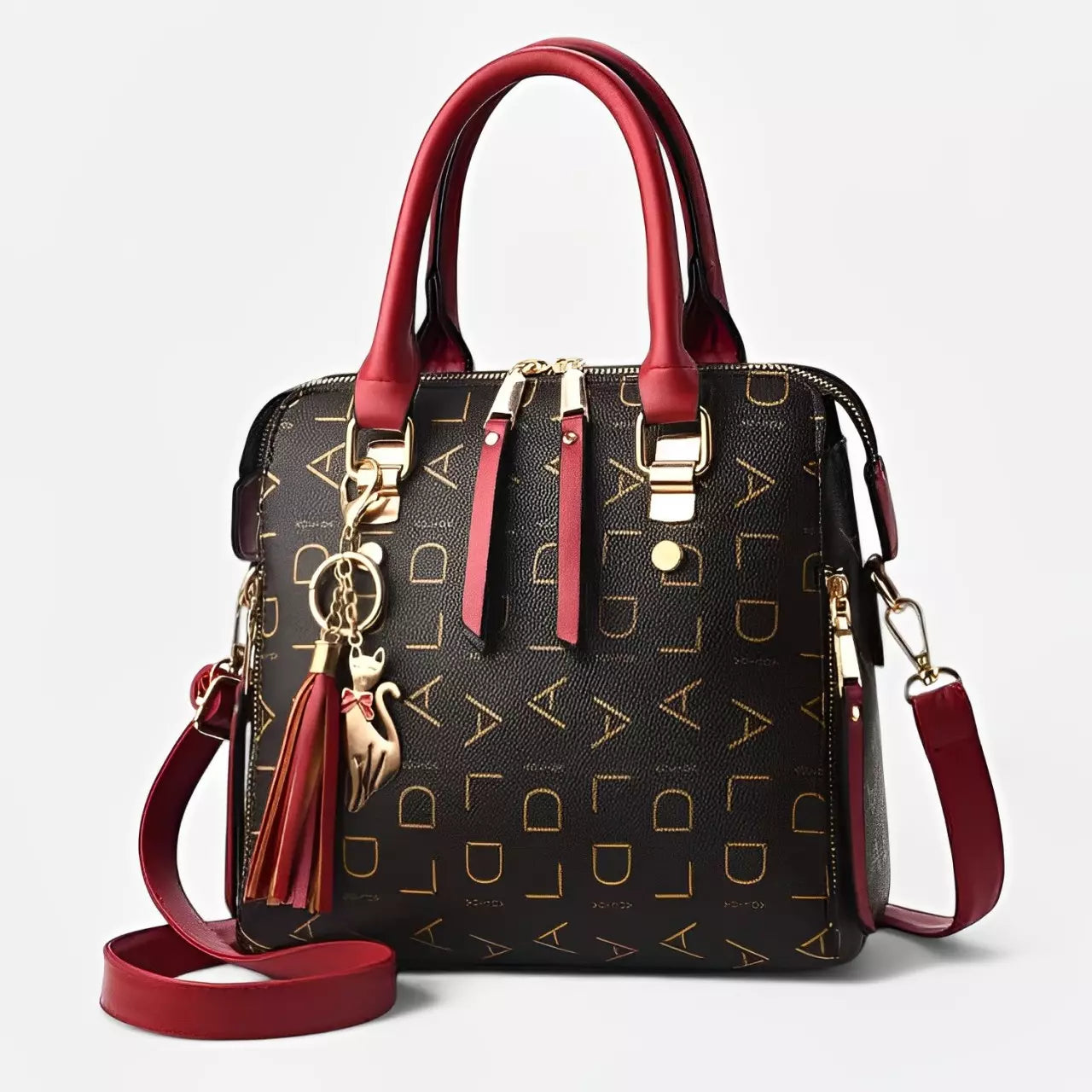 Bolsa Tiracolo Em Couro Legítimo Lady