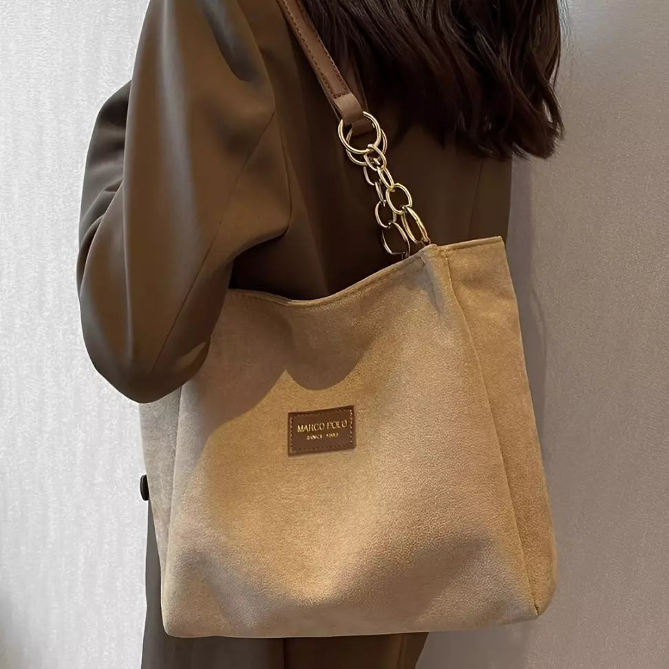 Bolsa Tote Camurça Marco Polo