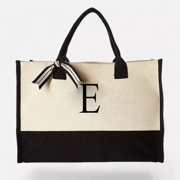 Bolsa Tote De Praia Personalizada Com Letra