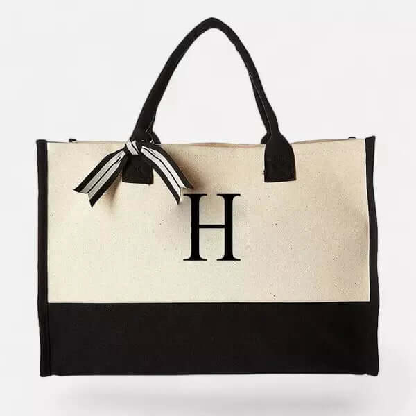 Bolsa Tote De Praia Personalizada Com Letra