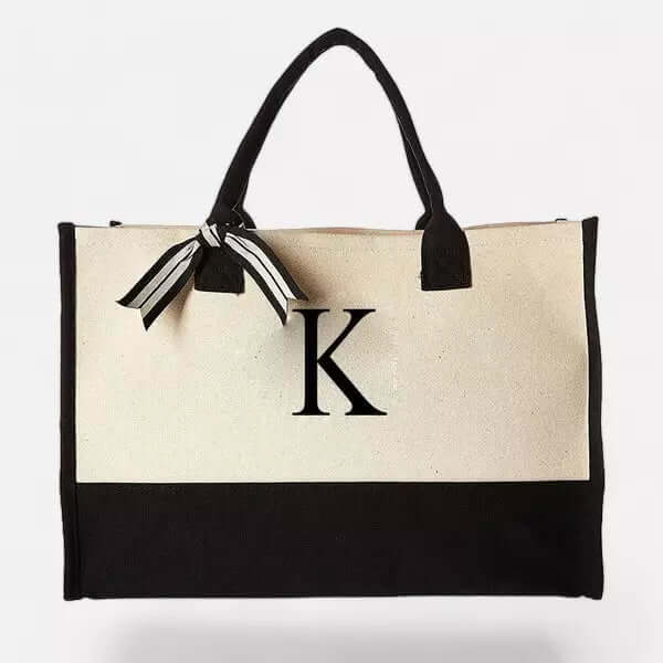 Bolsa Tote De Praia Personalizada Com Letra