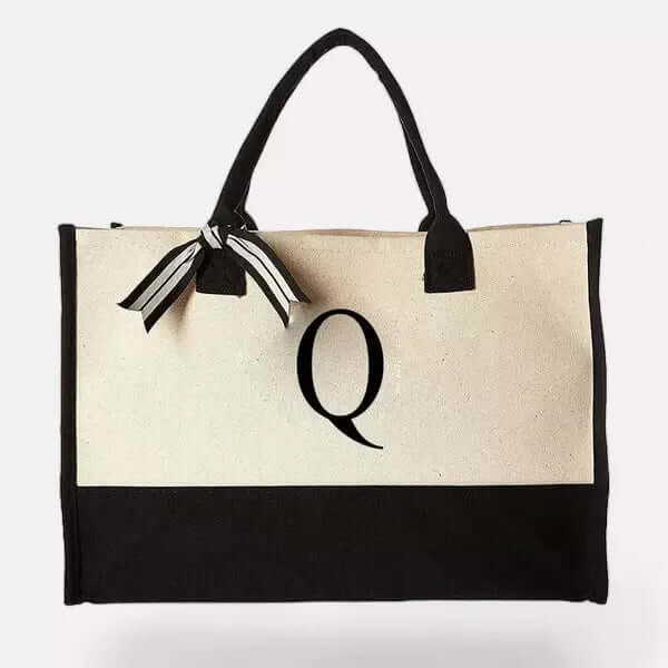 Bolsa Tote De Praia Personalizada Com Letra