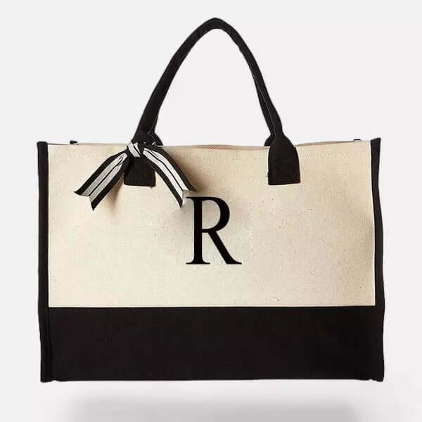 Bolsa Tote De Praia Personalizada Com Letra