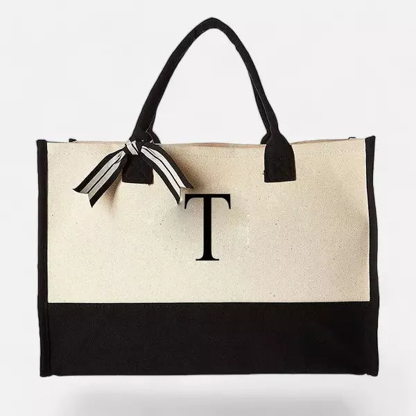 Bolsa Tote De Praia Personalizada Com Letra
