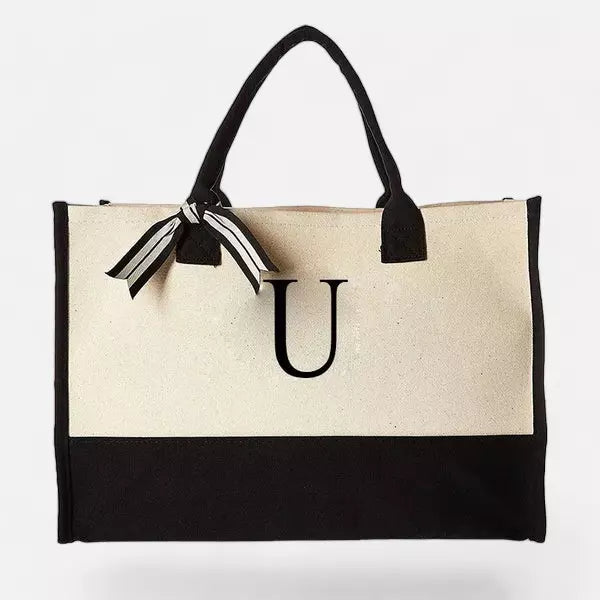 Bolsa Tote De Praia Personalizada Com Letra
