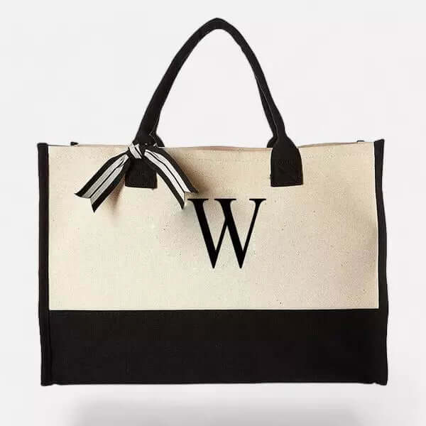 Bolsa Tote De Praia Personalizada Com Letra