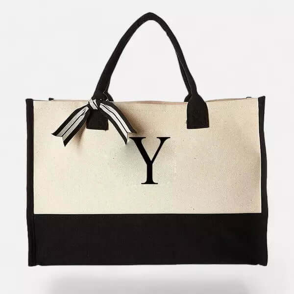 Bolsa Tote De Praia Personalizada Com Letra