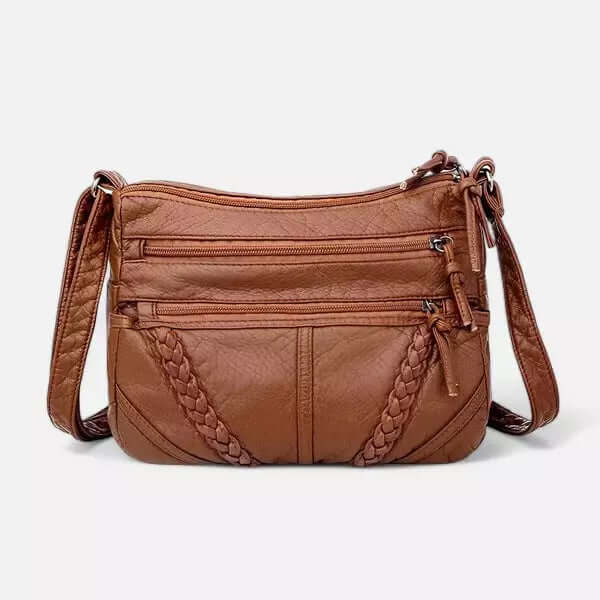 Bolsa De Ombro Clássica Em Couro Legítimo Milly