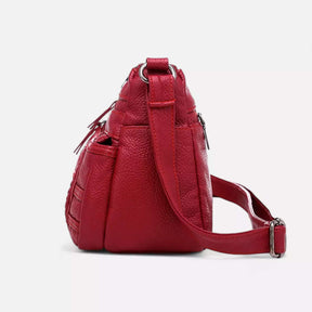 Bolsa De Ombro Em Couro Legítimo Bia