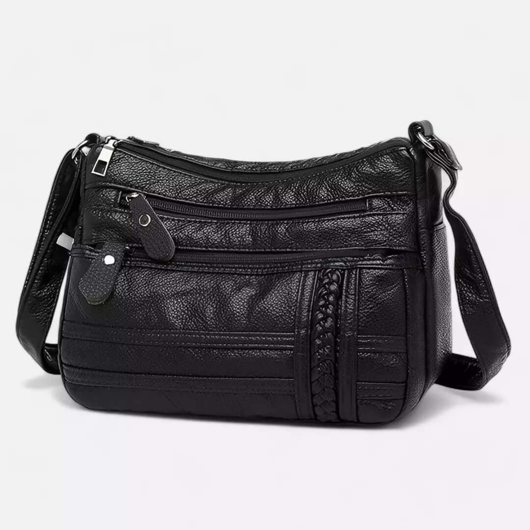 Bolsa De Ombro Em Couro Legítimo Bia