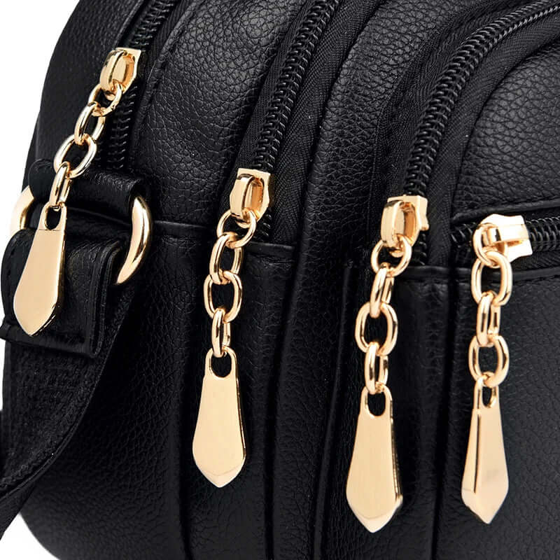 Bolsa De Ombro Em Couro Legítimo Hellen