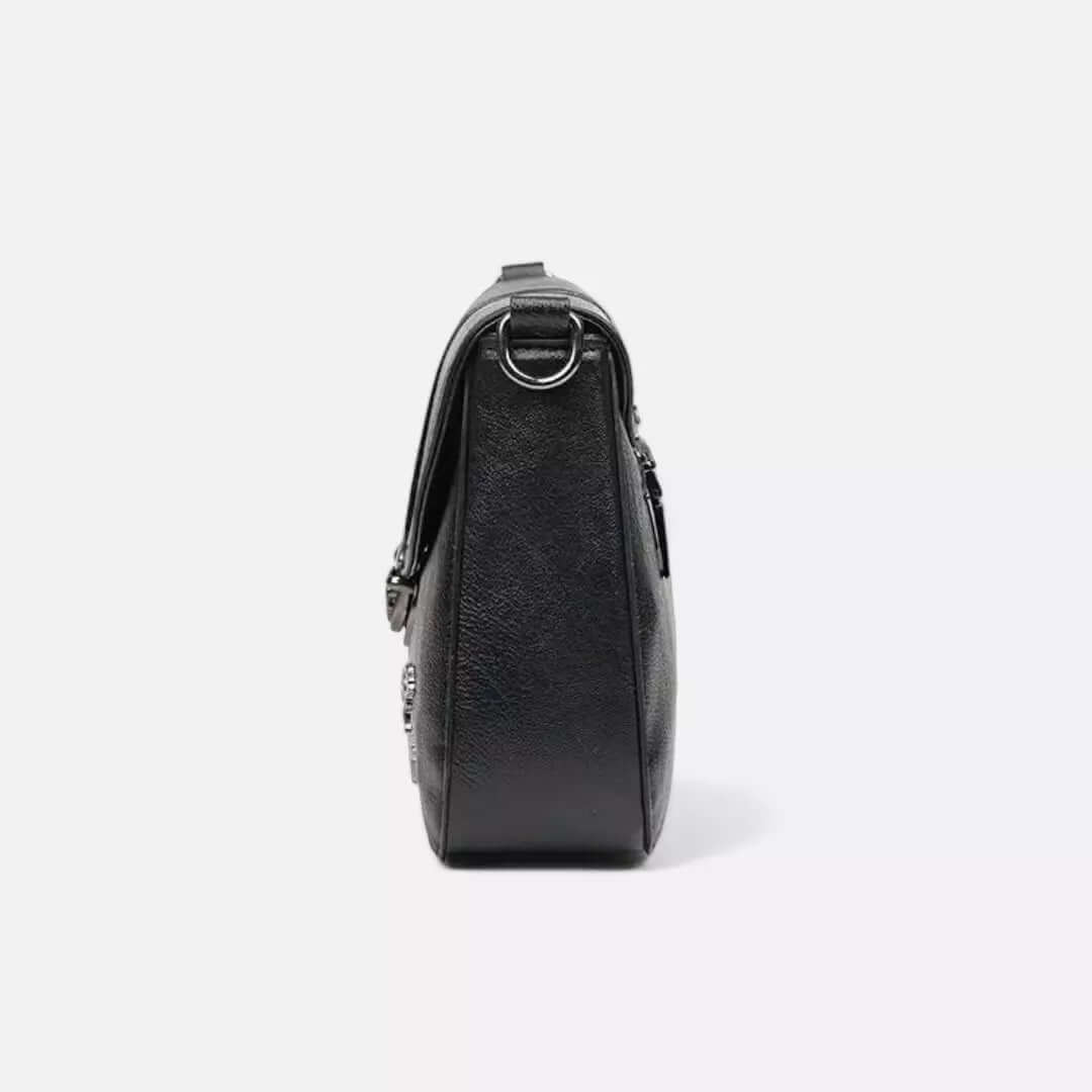 Bolsa De Ombro Em Couro Legítimo Hemely