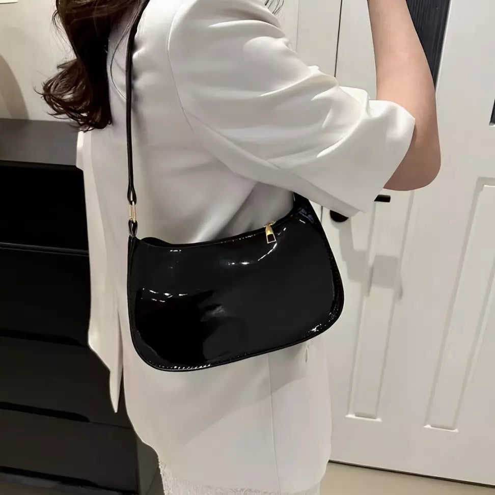 Bolsa De Ombro Em Couro Legítimo Melissa