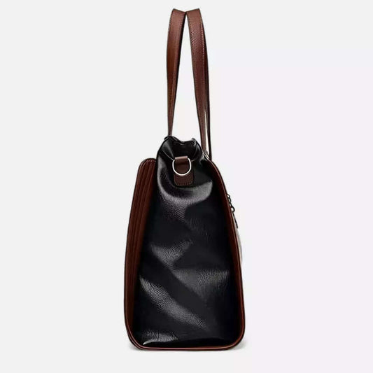 Bolsa De Ombro Em Couro Vintage Model