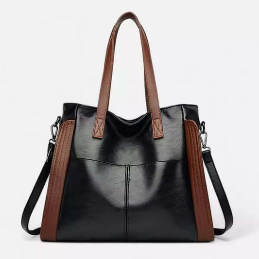Bolsa De Ombro Em Couro Vintage Model