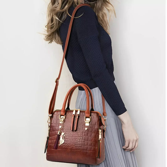 Bolsa Em Couro Macio Luxy Max