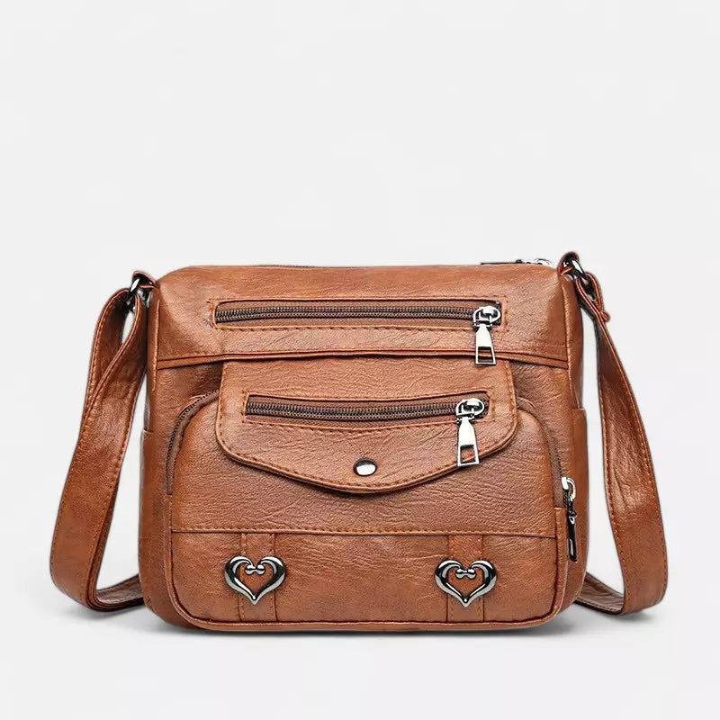 Bolsa Mensageiro Em Couro Legítimo Lara