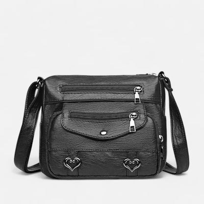 Bolsa Mensageiro Em Couro Vegano Lara