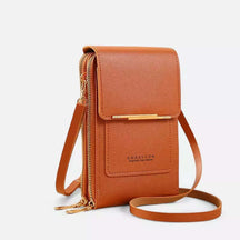 Bolsa Para Celular Em Couro PU e Touch Luxe Bag