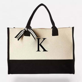 Bolsa Tote De Praia Personalizada Com Letra