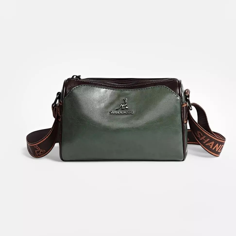 Bolsa Transversal Em Couro Legítimo Serena