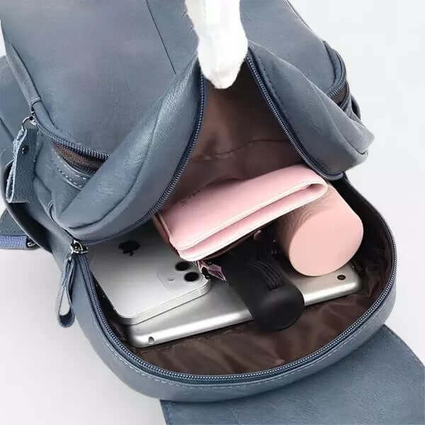 Mochila De Couro Legítimo Hellen